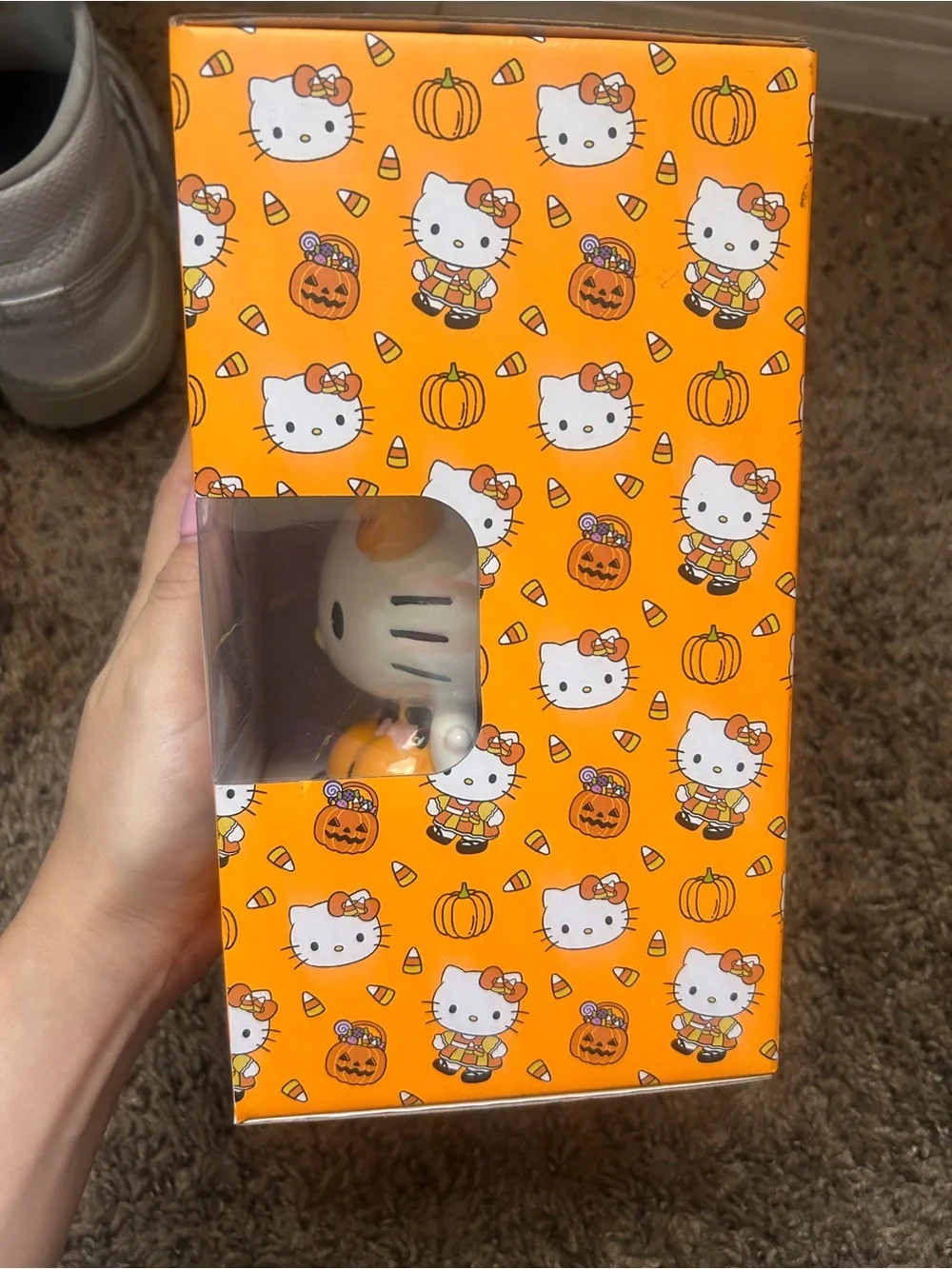Hello Kitty Orange & White Pumpkin Ceramic Reed Diffuser